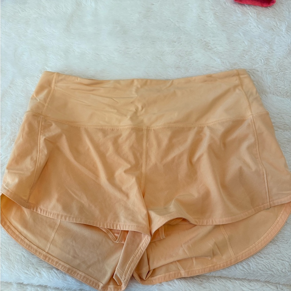 Lululemon Athletica Peach Athletic Shorts